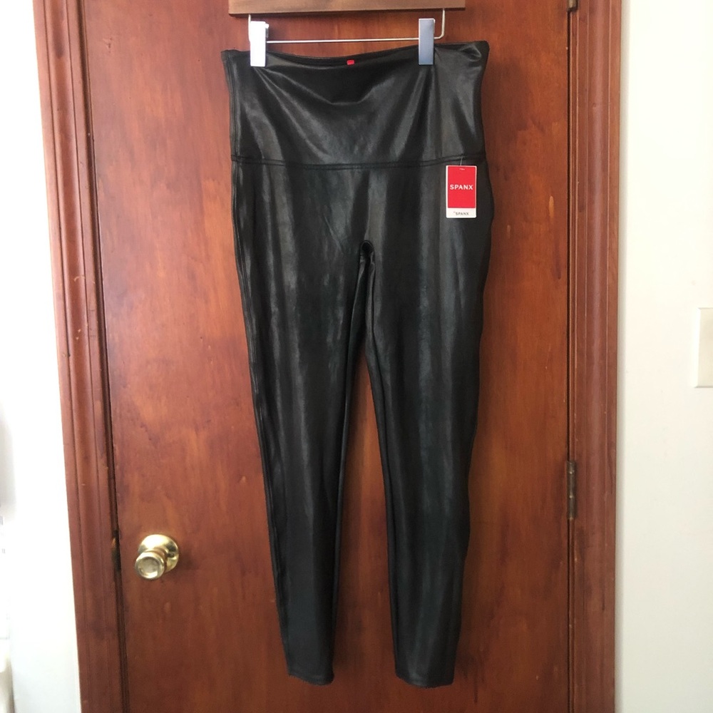 NWT Spanx Faux Leather Leggings